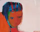 Raimonds Staprans, Head with the Striped Scarf