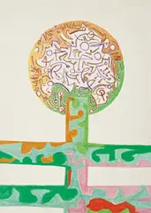 Pedro Coronel, Untitled, 1969, Oil pastel on Fabriano paper