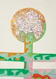 Pedro Coronel, Untitled, 1969, Oil pastel on Fabriano paper