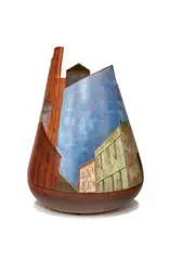 Lidya Buzio, Vase, 1982, Glazed terracotta