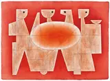 Carlos Mérida, Untitled (Frarojo), 1967, Duco and watercolor on paper
