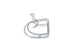 Walter Lamb, Rocking chair, c. 1950, Tubular bronze with cotton yacht cord