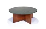 Frank Lloyd Wright, Coffee table, c. 1955, Mahogany, slate
