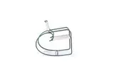 Walter Lamb, Rocking chair, c. 1950, Tubular bronze with cotton yacht cord