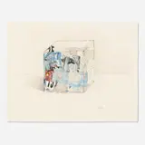 Cesar, Untitled (from the Bonjour Max Ernst portfolio), 1974, etching in colors