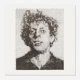 Chuck Close, Phil (from the Rubber Stamp portfolio)