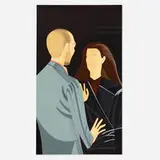 Alex Katz, Francesco and Alba Clemente (from the Pas de Deux portfolio), 1993-94, screenprint in colors on Arches Cover