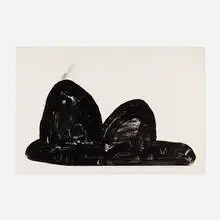 Joel Shapiro, Untitled, 1980-82, lithograph on embossed paper