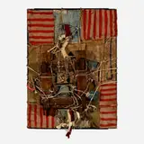 Joseph Amar, Cargo to Berlin, 1982, mixed media construction and found objects on canvas