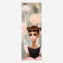 Margaret Keane, Untitled, oil on canvas