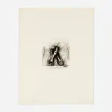 Untitled (from Ten Winter Tools) by Jim Dine, 1973, lithograph on German Etching Deluxe paper, sold Dec 2021