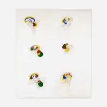 Enrique Castro-Cid, Untitled, 1964, mixed media on paper laid to canvas