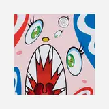 We Are the Square Jocular Clan by Takashi Murakami, 2018, offset lithograph in colors, sold Dec 2021