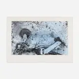Jim Dine, The New French Tools 5 Boulevard Victor, Double Sky, 1984, etching and aquatint on Rives BFK paper