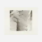 John Baldessari, Woman with Pillow (from the BAM Photography Portfolio II), 2003, lithograph on Somerset Velvet