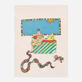 Niki de Saint Phalle, La Caissiere, 1995, lithograph in colors