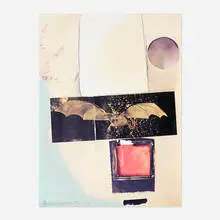 Rays by Robert Rauschenberg, 1973, offset lithograph and screenprint in colors, sold Dec 2021