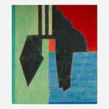 Alejandro Corujeira, La Casa del Vuelo, 1994, acrylic on canvas