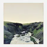 Elisa Sighicelli, Rushing Stream, 2003, chromagenic print on lightbox