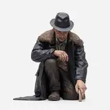Sean Henry, The Way It Will Be, 2012, painted bronze