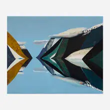 Keith Grant, Reflections II, c. 1973, oil on canvas