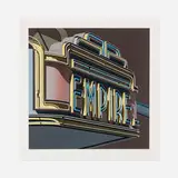 Robert Cottingham, Empire, 2012, lithograph in colors