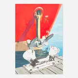 Joseph Richards, Red Tug, 1997, oil on canvas