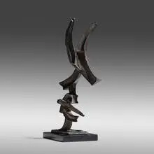 Herbert Ferber, Caligraph, 1966, bronze