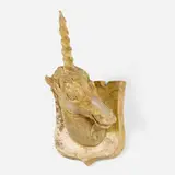 Josephine Mead, Unicorn Head, lacquered plaster
