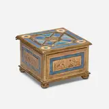 Inc. Louis C. Tiffany Furnaces, Art Deco stamp box