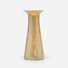 Coil vase by Durand, c. 1920, hand-blown glass, sold Aug 2024