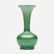 Durand, King Tut vase, c. 1925, hand-blown glass