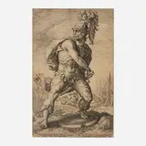 Hendrick Goltzius, Titus Manlius Torquatus (from the Roman Heroes series), c. 1586, engraving