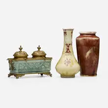 Théodore Deck, Collection of three tabletop accessories