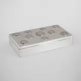 Zsolnay, Cigar box with mounted coins