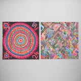 Hermès, Scarves, set of two, c. 2004, 2023, silk