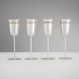 Les Must de Cartier hanaps with tricolored bands, set of four by Claude Moliterni, sold Jul 2024