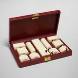 Les Must de Cartier baccarat and poker chip set by Claude Moliterni, sold Jul 2024
