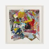 Sam Gilliam, Untitled, 1989, acrylic and collage on paper and board in artist's frame