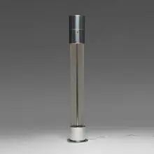 floor lamp by Pierre Cardin, 1970, aluminum, chrome-plated steel, sold Sep 2015