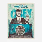 They Live 2 by Shepard Fairey, 2011, screenprint on paper, sold Sep 2015