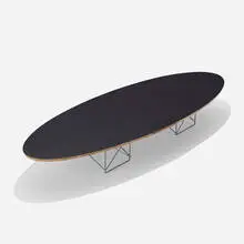 ETR by Charles and Ray Eames, 1951, laminate over plywood, zinc-plated steel, sold Sep 2015