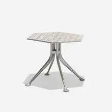 occasional table, model 66353 by Alexander Girard, 1967, cast and chrome-plated aluminum, sold Sep 2015