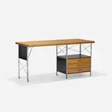 ESU D-20-N by Charles and Ray Eames, 1950, birch, lacquered masonite, zinc-plated steel, lacquered plywood, rubber, sold Sep 2015