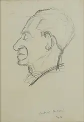 Untitled by Kathleen Hale, pencil 20.5 x 14cm, sold Oct 2019