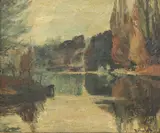 Untitled by Ronald Ossory Dunlop, oil on canvas 51 x 61cm, sold Oct 2019