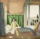 Harry Morley, Untitled, oil on gessoed canvas 62 x 62cm Exhibited: XVIII International Art Exhibition