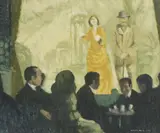 Arthur Muir, Untitled, oil on board 30.5 x 35.5cm