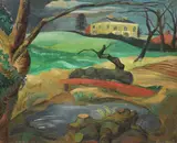 Henry Collins, Untitled, oil on canvas 45.5 x 56cm .