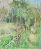 Diana Armfield, Untitled, oil on canvas 89 x 84cm Exhibited: Royal Academy